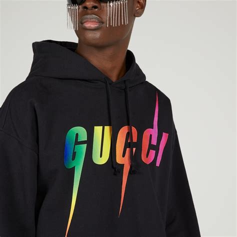 felpa gucci stelle|Gucci Felpa in cotone con stampa stelle con logo GG.